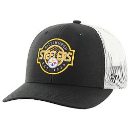'47 Youth Pittsburgh Steelers Scramble Adjustable Trucker Hat