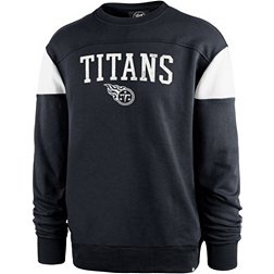 '47 Men's Tennessee Titans Groundbreak Blue Crew Sweatshirt
