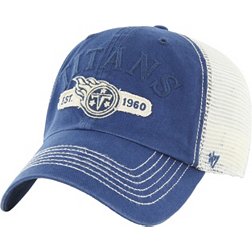 '47 Men's Tennessee Titans Riverbank Blue Clean Up Adjustable Hat