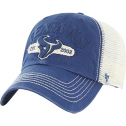 '47 Men's Houston Texans Riverbank Blue Clean Up Adjustable Hat