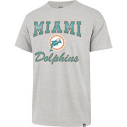 '47 Men's Miami Dolphins Daze Franklin Throwback Grey T-Shirt