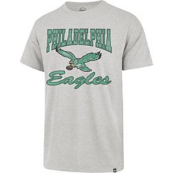 '47 Men's Philadelphia Eagles Daze Franklin Throwback Grey T-Shirt