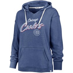 '47 Women's Chicago Cubs Blue RIse Kennedy Hoodie