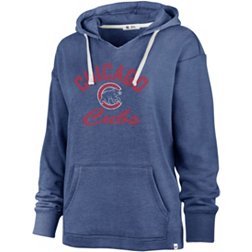 Dick's Sporting Goods '47 Women's Chicago Cubs Navy Glitter Rival V-Neck T- Shirt
