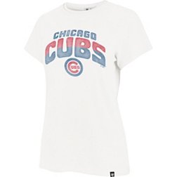 '47 Women's Chicago Cubs Tan Franklin T-Shirt