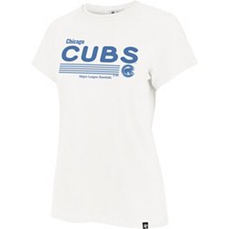 '47 Women's Chicago Cubs White Harmonize Franklin T-Shirt