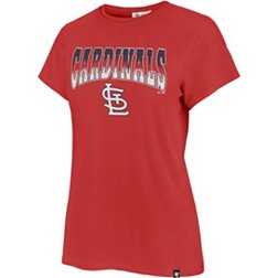 '47 Women's St. Louis Cardinals Red Undertone Franklin T-Shirt