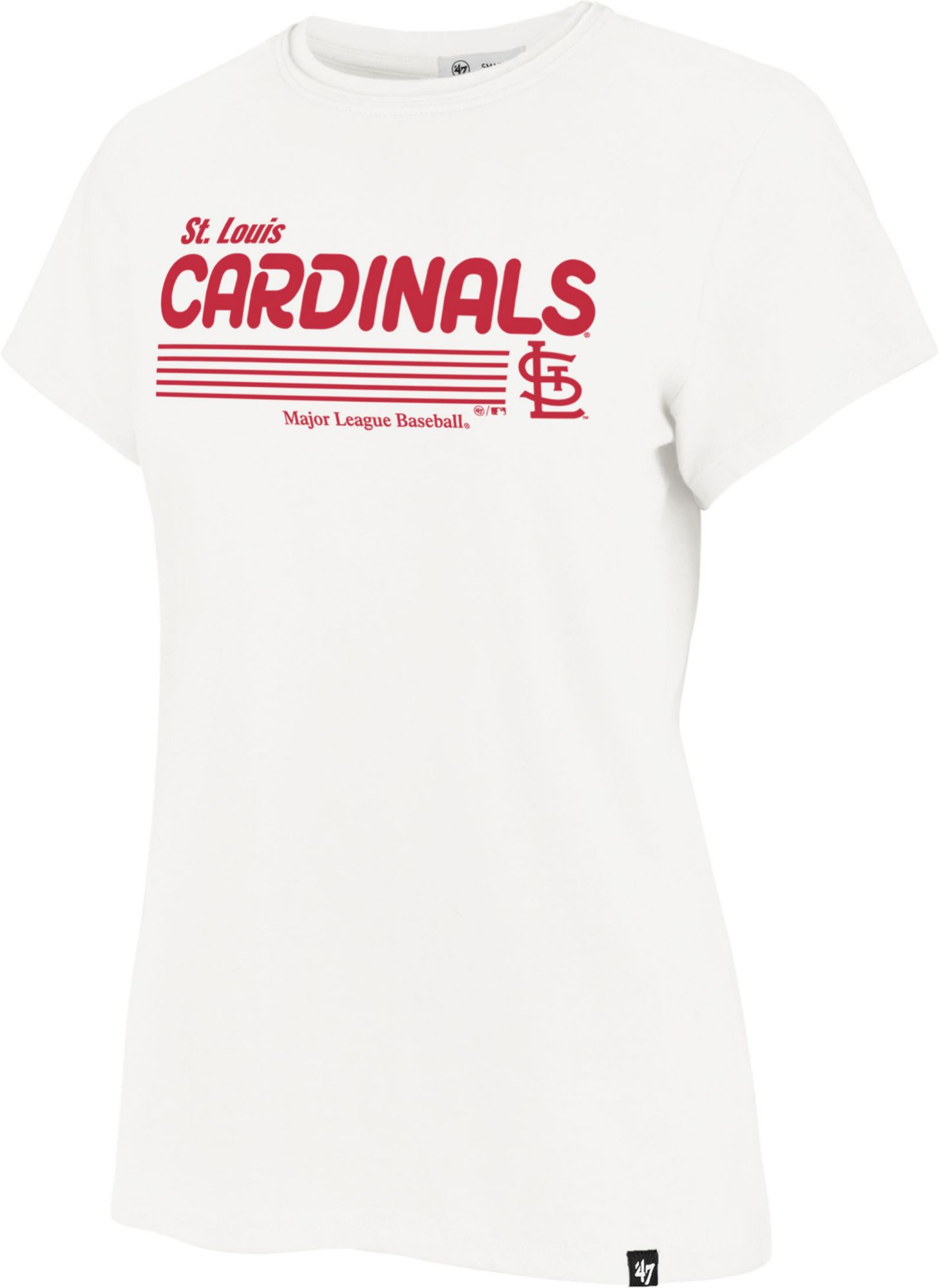 '47 Women's St. Louis Cardinals White Harmonize Franklin T-Shirt