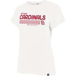 '47 Women's St. Louis Cardinals White Harmonize Franklin T-Shirt