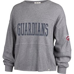 '47 Women's Cleveland Guardians Gray Loud Jada Long Sleeve Shirt