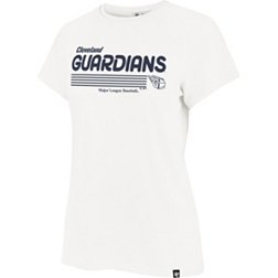 '47 Women's Cleveland Guardians White Harmonize Franklin T-Shirt