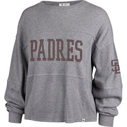 '47 Women's San Diego Padres Gray Loud Jada Long Sleeve Shirt