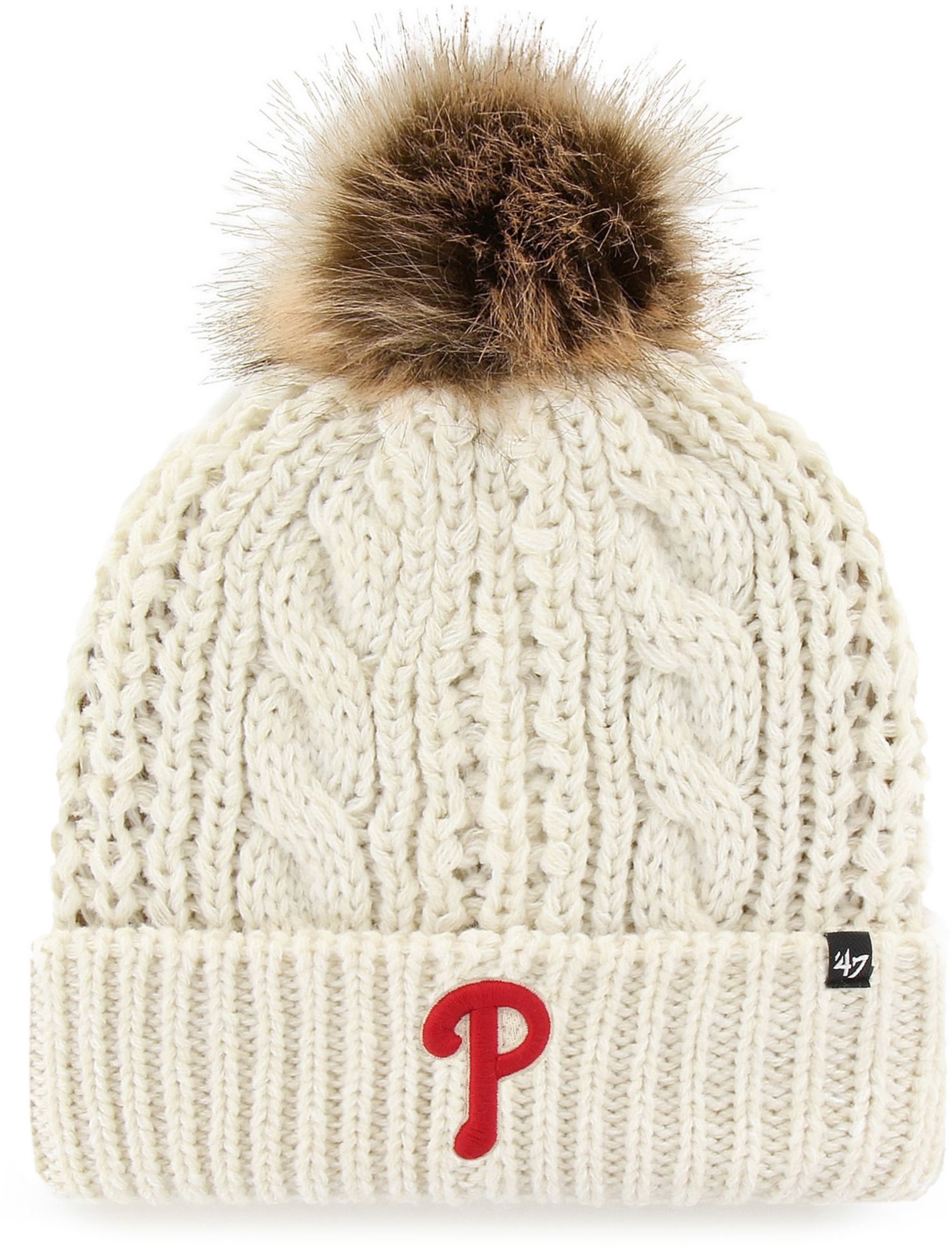 '47 Women's Philadelphia Phillies White Meeko Knit Hat