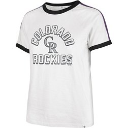 '47 Women's Colorado Rockies White Sweet Heat T-Shirt