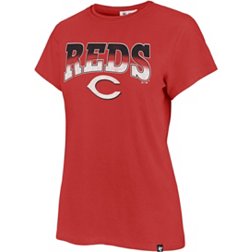 Men's Cincinnati Reds Fanatics Branded Red/Black Iconic Walk Off V-Neck Jersey  T-Shirt