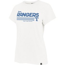 '47 Women's Texas Rangers White Harmonize Franklin T-Shirt