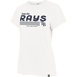 '47 Women's Tampa Bay Rays White Harmonize Franklin T-Shirt