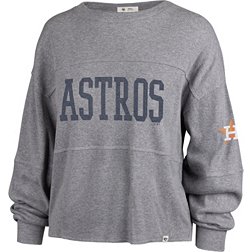 '47 Women's Houston Astros Gray Loud Jada Long Sleeve Shirt