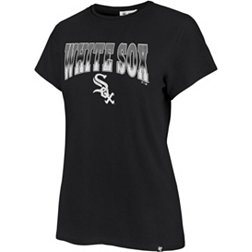 Women's 5th & Ocean by New Era Black Chicago White Sox Cropped Long Sleeve T-Shirt Size: 3XL