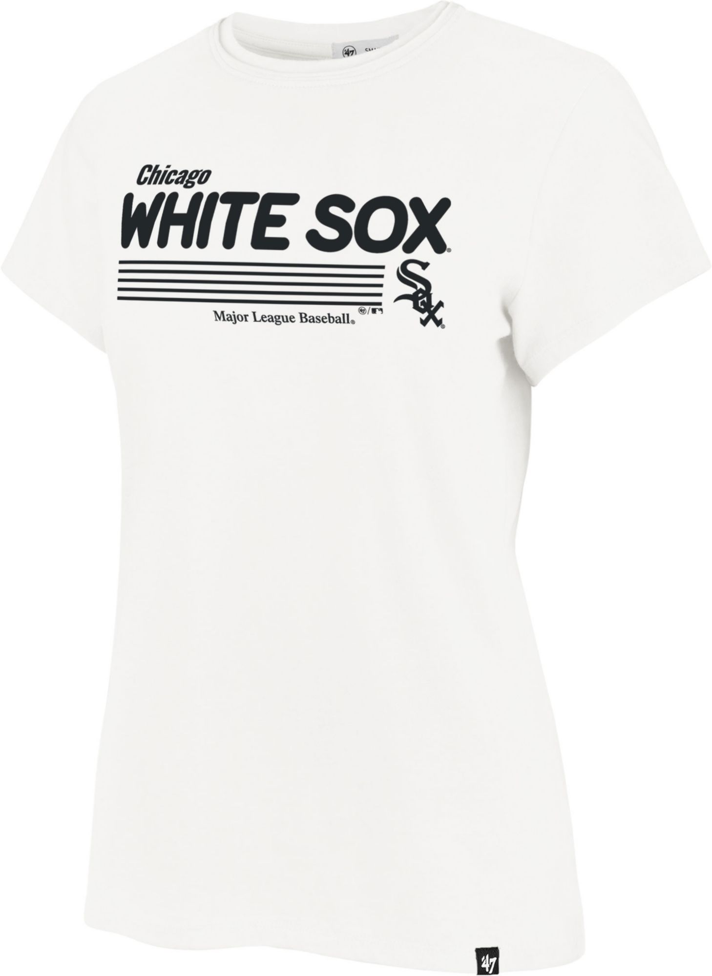 '47 Women's Chicago White Sox White Harmonize Franklin T-Shirt