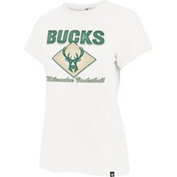 '47 Women's Milwaukee Bucks White We Have Heart Frankie T-Shirt