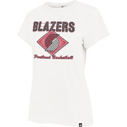 '47 Women's Portland Trail Blazers White We Have Heart Frankie T-Shirt