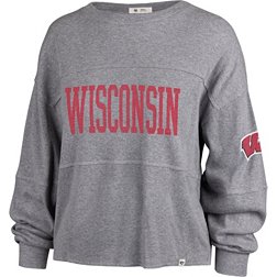 ‘47 Women's Wisconsin Badgers Slate Grey Jada Long Sleeve T-Shirt