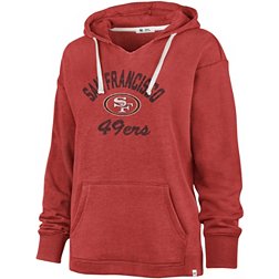 '47 Women's San Francisco 49ers Wrap Up Red Hoodie
