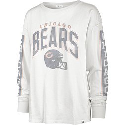 '47 Women's Chicago Bears Tomcat White Long Sleeve T-Shirt