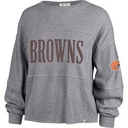 '47 Women's Cleveland Browns Jada Grey Long Sleeve T-Shirt