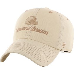 '47 Women's Cleveland Browns Haze Clean Up Beige Adjustable Hat