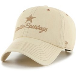 '47 Women's Dallas Cowboys Haze Clean Up Beige Adjustable Hat