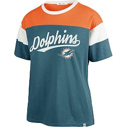'47 Women's Miami Dolphins Breezy Aqua T-Shirt
