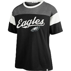 '47 Women's Philadelphia Eagles Breezy Black T-Shirt