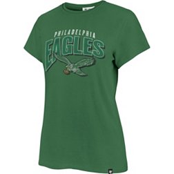 '47 Women's Philadelphia Eagles Kelly Green Frankie Throwback T-Shirt