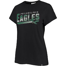 '47 Women's Philadelphia Eagles Franklin Legacy Black T-Shirt