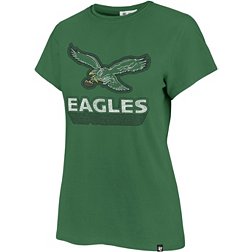 '47 Women's Philadelphia Eagles Sweet Spot Franklin Legacy Green T-Shirt