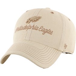 '47 Women's Philadelphia Eagles Haze Clean Up Beige Adjustable Hat