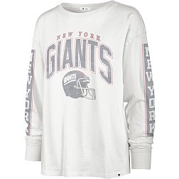 '47 Women's New York Giants Tomcat White Long Sleeve T-Shirt