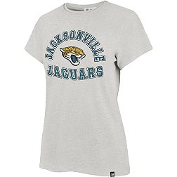 '47 Women's Jacksonville Jaguars Frankie Legacy Grey T-Shirt