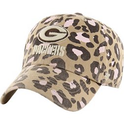 '47 Women's Green Bay Packers Bagheera Khaki Clean Up Adjustable Hat