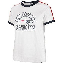 '47 Women's New England Patriots Sweet Heat Peyton White T-Shirt