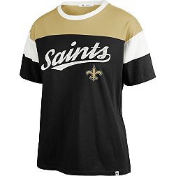 '47 Women's New Orleans Saints Breezy Black T-Shirt