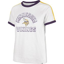 '47 Women's Minnesota Vikings Sweet Heat Peyton White T-Shirt