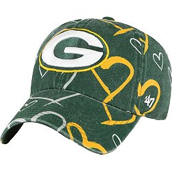 '47 Youth Green Bay Packers Adore Clean Up Green Adjustable Hat