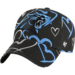 '47 Youth Carolina Panthers Adore Clean Up Black Adjustable Hat