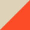 White/Orange