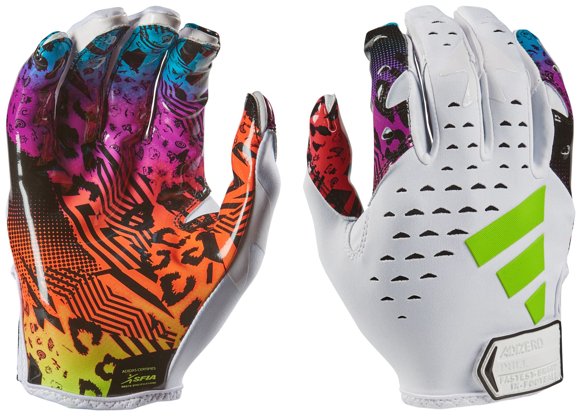 adidas Adult Adizero 13 Moments Combine Football Gloves | Dick's