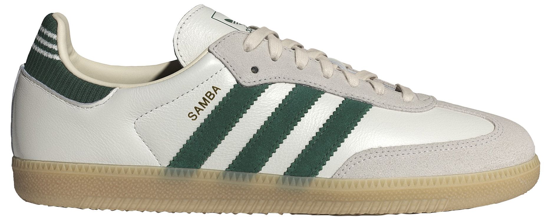 Cloud White/Collegiate Green/Gum 3
