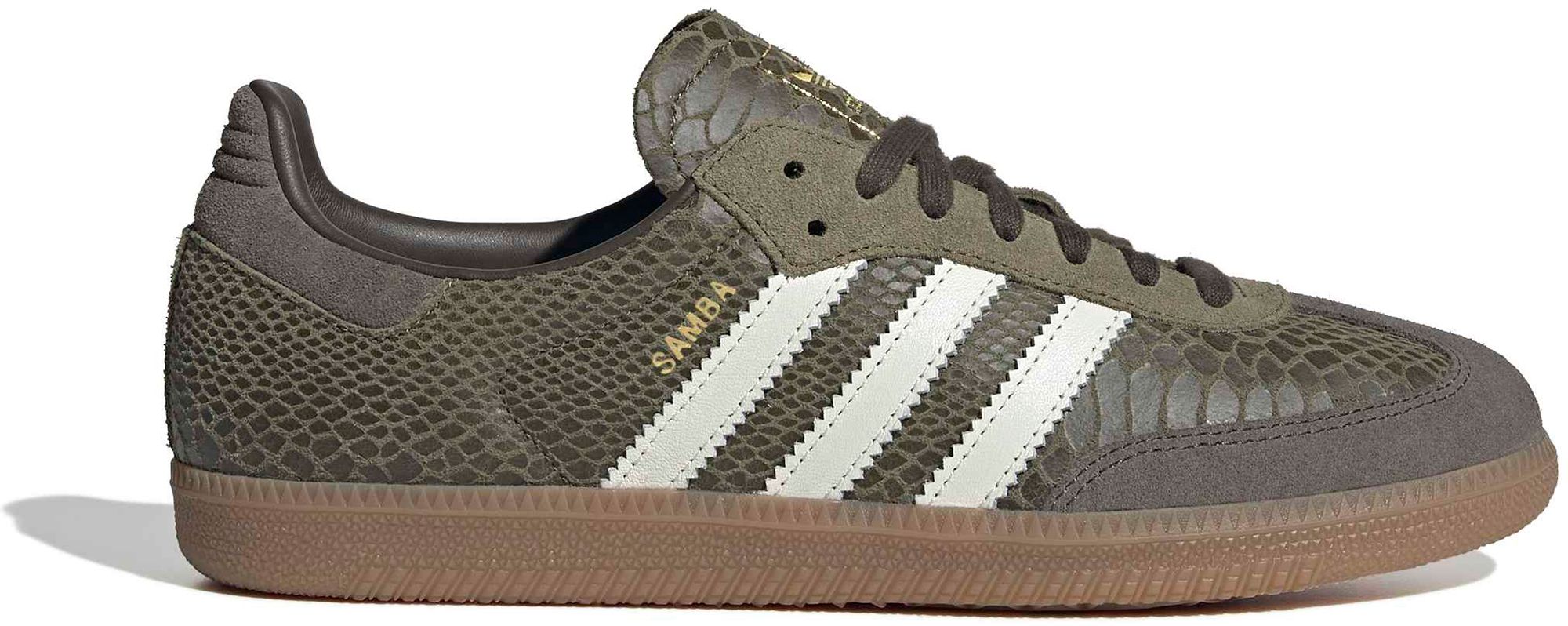 Snake Olive/White